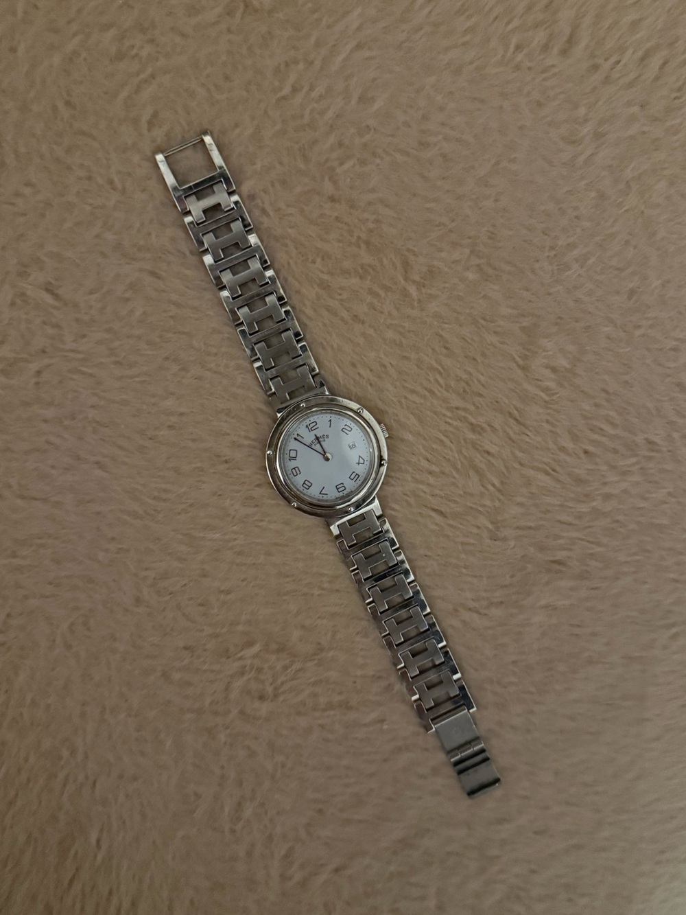 Hermes Clipper Women’s Watch Silver